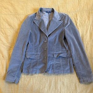 Reitmans | women's medium Light Blue Corduroy Blazer 98% cotton